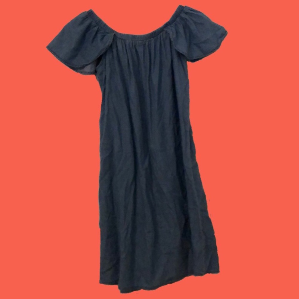 Off the shoulder Jean dress